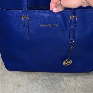 Michael Kors- royal blue large tote